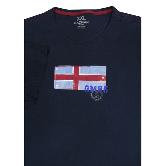 O3 GAZMAN TSHS13011 FLAG TSHIRT