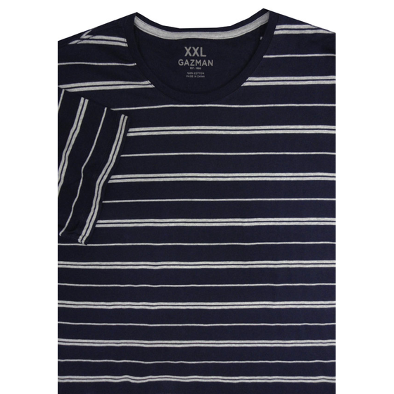 O3 GAZMAN TSHS13008 CREW STRIPE TSHIRT