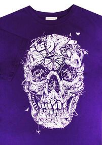 N4 CHARCOAL KS13059 BUGSKULL TSHIRT-t-shirts,-tanks-and-singlets-Site & Site1