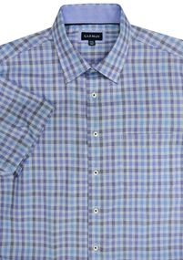 N3 GAZ MAN SSHS13083 CHECK SS-casual-dress-Site & Site1