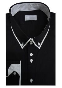 N3 LICHFIELD C3738 TIPPING PLAIN TALL C-tall-mens'-shirts-Site & Site1