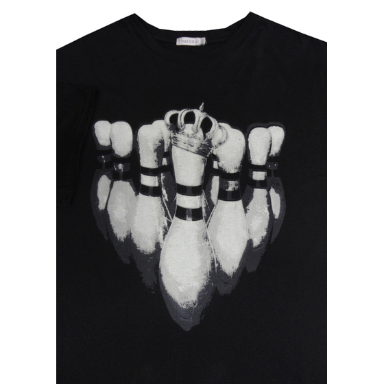 D3 CHARCOAL KS13065 KING PIN TSHIRT