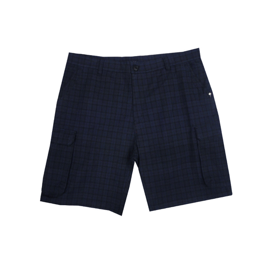 D3 CHARCOAL KS13073 TARTAN CHECK CARGO