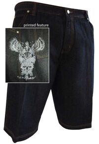 58 RISING STAR SMILEY DENIM SHORT (61)-casual-shorts-Site & Site1