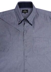 D3 COTTON VALLEY 14192 DB NAVY CHECK SS-casual-dress-Site & Site1