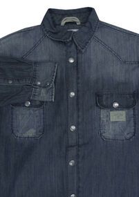 24 REPLIKA 33330 DENIM LS SHIRT-casual-dress-Site & Site1