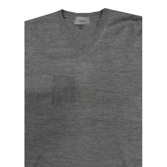24 GREYES 33892 BASIC V NECK PULLOVER