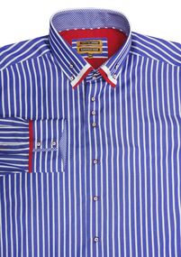 54 36 DEGREES COLLEGNO DUAL COLLAR LS-casual-dress-Site & Site1