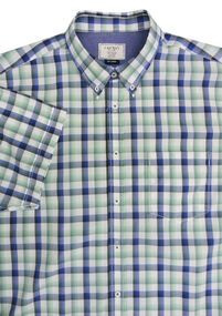 34 GAZ MAN SSHW14021 CHECK SS-casual-dress-Site & Site1