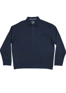 44 BACKBAY G530109 WASHBACK RUGBY TOP