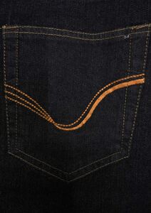 O3 KAM KBS101-BK TALL STRETCH JEAN