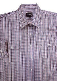 54 BLUE RIVET T002 CHECK LS-casual-dress-Site & Site1