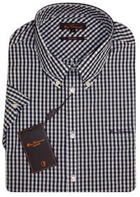 BEN SHERMAN FA12UK SPORTSTER GINHAM SS-short-sleeve-shirts-Site & Site1