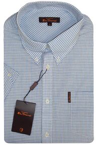 BEN SHERMAN MA1211 CRAZY CHECK-short-sleeve-shirts-Site & Site1