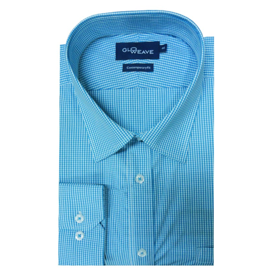 54 GLOWEAVE 1637L GINGHAM LS CA