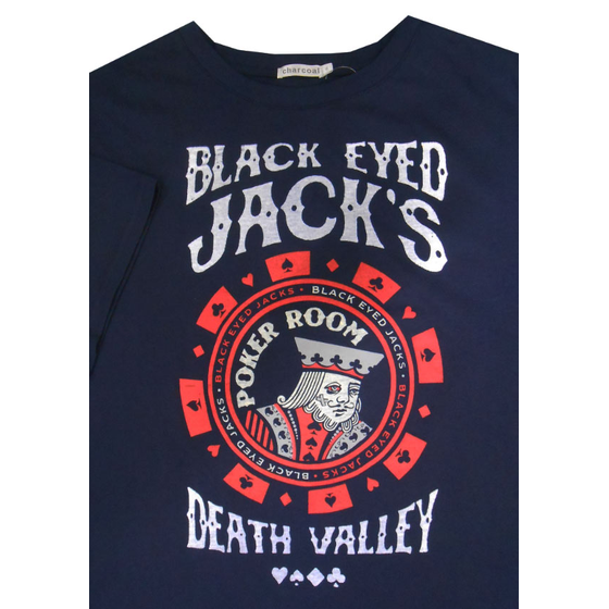 44 CHARCOAL KS14012 BLACK EYED TSHIRT