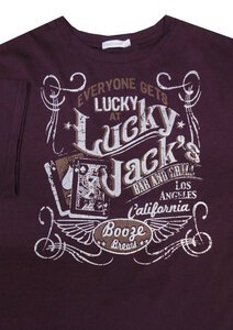 54 CHARCOAL KS14015 LUCKY JACK TSHIRT