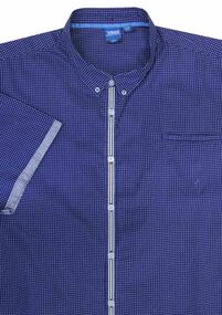 34 DUKE KS11481 FLAMER DOT PRINT SS-casual-dress-Site & Site1