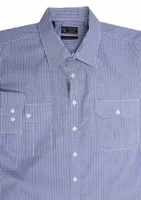 34 COUNTRY 18731L CHECK 2 POCKET LS-casual-dress-Site & Site1