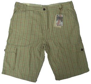 FUSION SH02007 PLAID CHECK SHORT