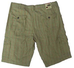 FUSION SH02007 PLAID CHECK SHORT