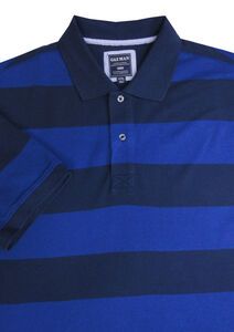 54 GAZ MAN POLW14021 BLOCK STRIPE POLO
