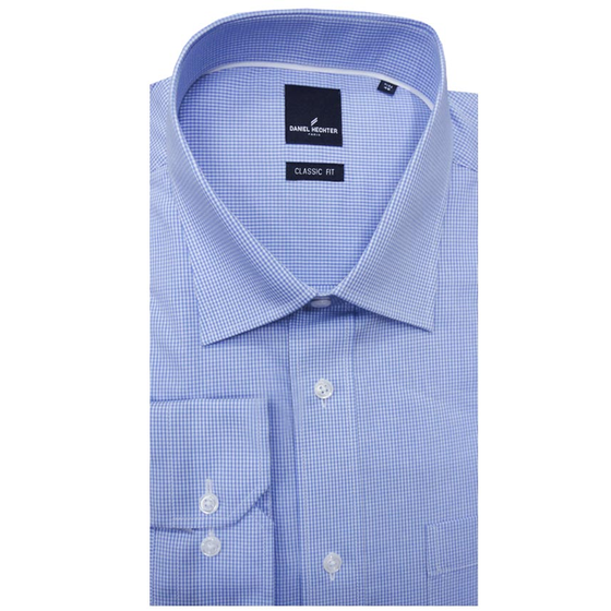 54 DANIEL HECHTER 804 BUS CUFF GINGHAM 