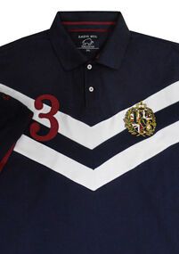 34 RAGING BULL S1415 CHEVRON POLO-polo-shirts-Site & Site1