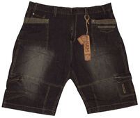 KAM JEANS VINTAGE2 DENIM CARGO SHORT-casual-shorts-Site & Site1