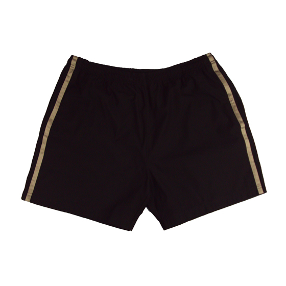 80 CHARCOAL KS1078 STRIPE RUNNER SHORT