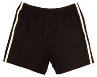 80 CHARCOAL KS1078 STRIPE RUNNER SHORT-casual-shorts-Site & Site1