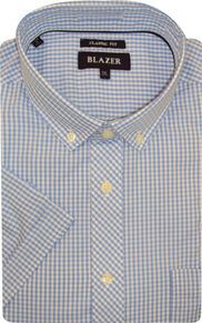 O0 BLAZER 202042 CHARLIE CHECK SS (298)-short-sleeve-shirts-Site & Site1