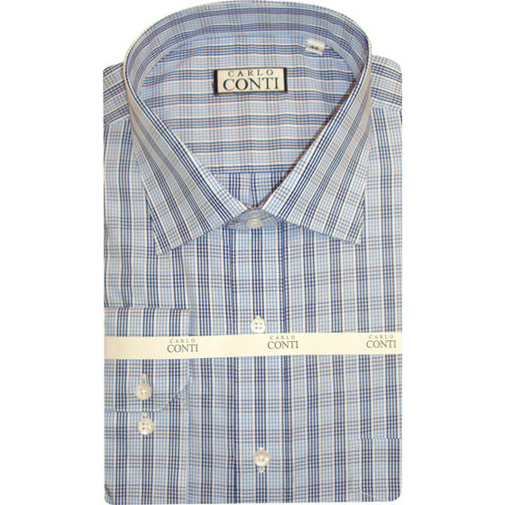 O0 CARLO CONTI 90042 CHECK TALL LS