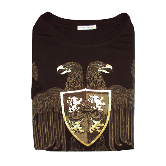 CHARCOAL KS1086 EAGLE TSHIRT 