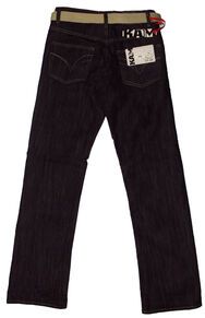 KAM JEANS 100-72  TALL RELAXED BELT JEAN-extra-long-jeans-Site & Site1