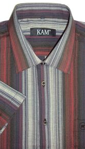 O0 KAM JEANS KBSC913 SEERSUCKKER SS-casual-dress-Site & Site1