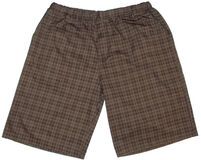 O0 CHARCOAL KS1072 EW CHECK SHORT (344)-casual-shorts-Site & Site1