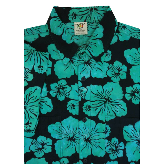 RUM REGGAE ALOHA PRINT SHIRT