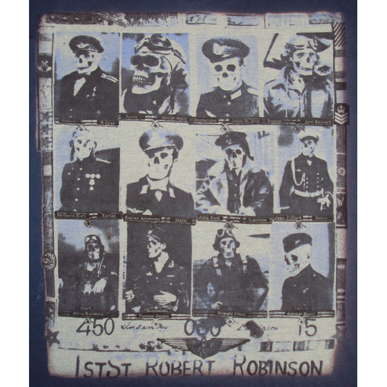 D0 CHARCOAL KS10119 SKULL PILOT TSHIRT