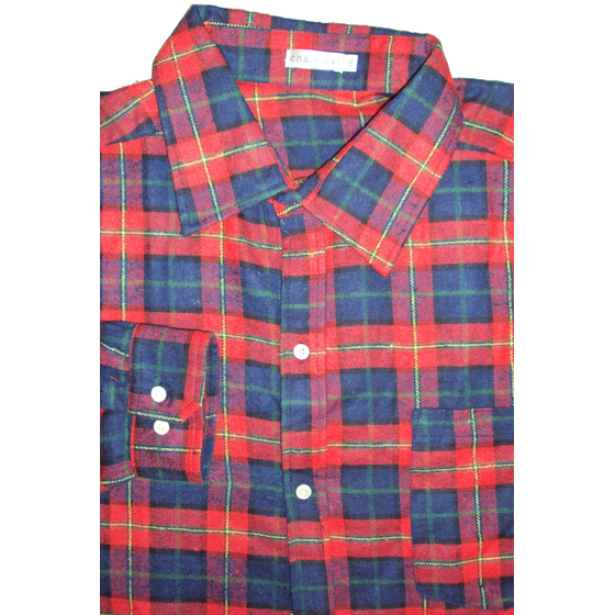 CHARCOAL KS10110 FLANNEL SHIRT LS