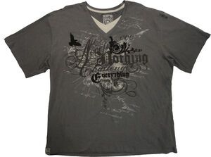 TML 6317B FLOCKING PRINT TEE 