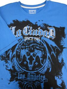 21 TLM 6318B EMBROIDERY PRINTED TEE