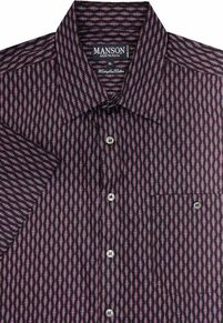 30 MANSON 542 BUBBLE PRINT SS 393-casual-dress-Site & Site1