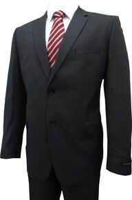 51 GEOFFREY BEENE 8G190 CHARCOAL SUIT-extra-long-suits-Site & Site1