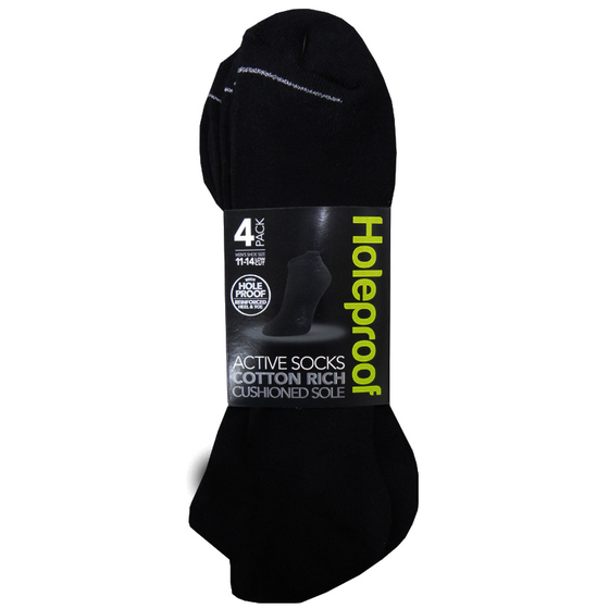 HOLEPROOF SZWN4A 4 PACK LOW CUT 11-14