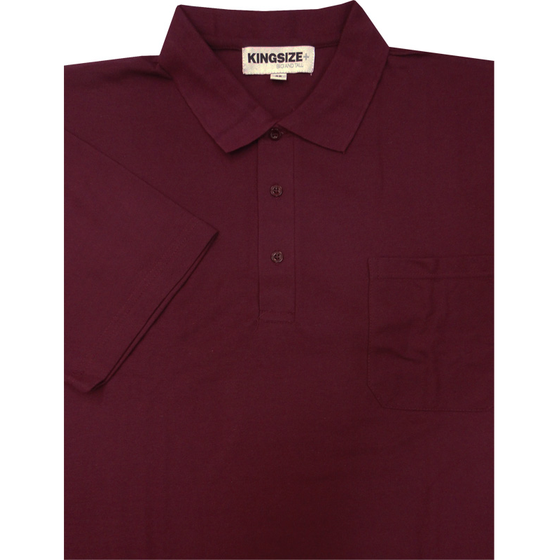 SONIC KINGSIZES PLAIN POLO WITH POCKET