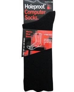 HOLEPROOF S1012 WOOL COMPUTER SOX ASSTD