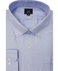 O1 LICHFIELD P4772 WINDOW CHECK CA 439-business-shirts-Site & Site1