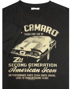 CHARCOAL 10126 CAMARO TSHIRT