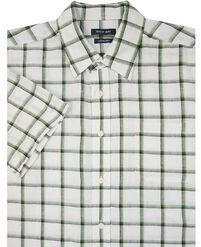 D1 BACKBAY G820226 LINEN CHECK SS 421-casual-dress-Site & Site1
